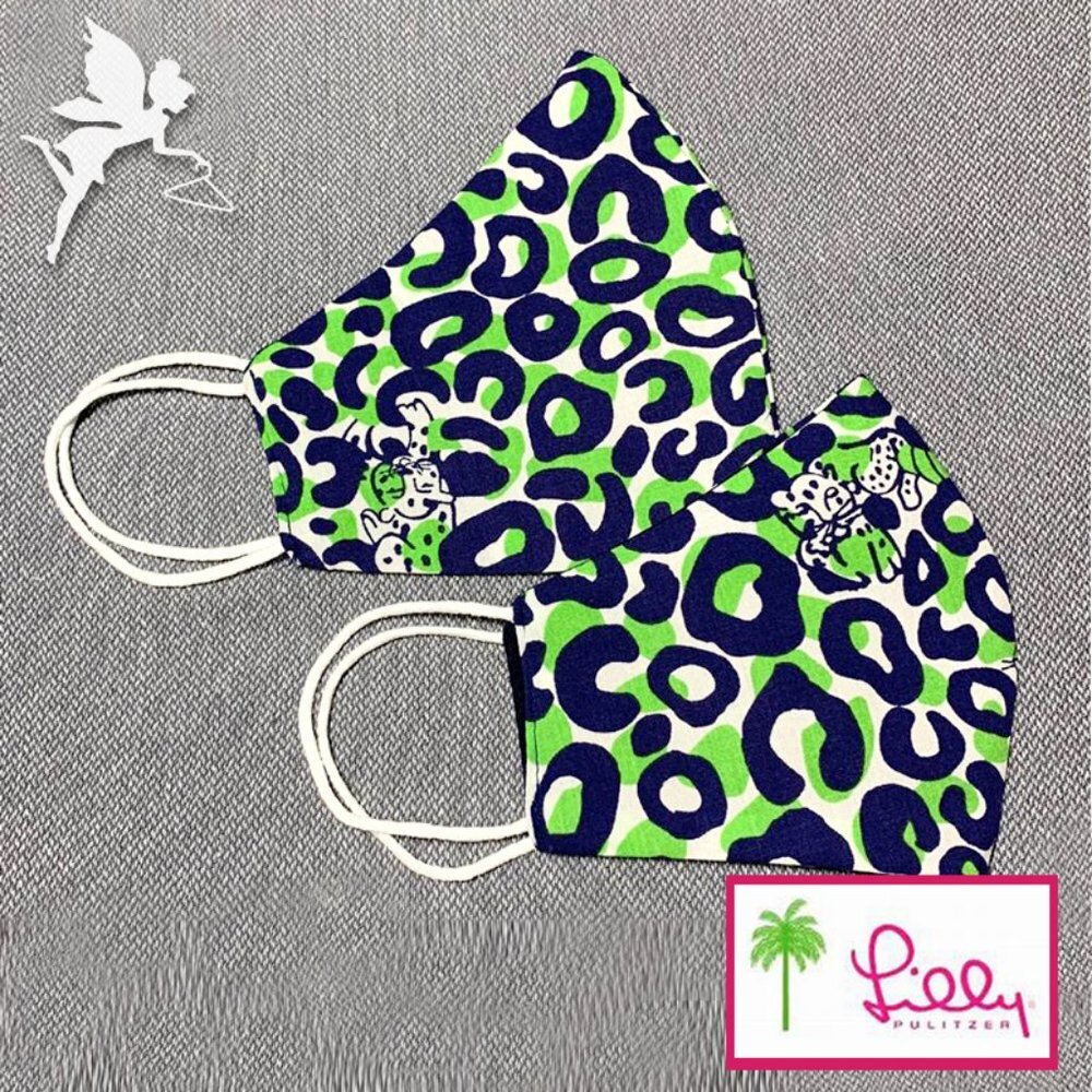 Lilly Pulitzer Vintage Fabric Mommy & Me masks